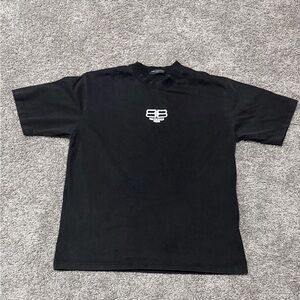 Balenciaga Black Short Sleeve Tee